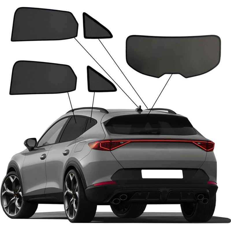 SunClip Privacy & Sun protection compatible with Cupra Formentor (KM) 2020-