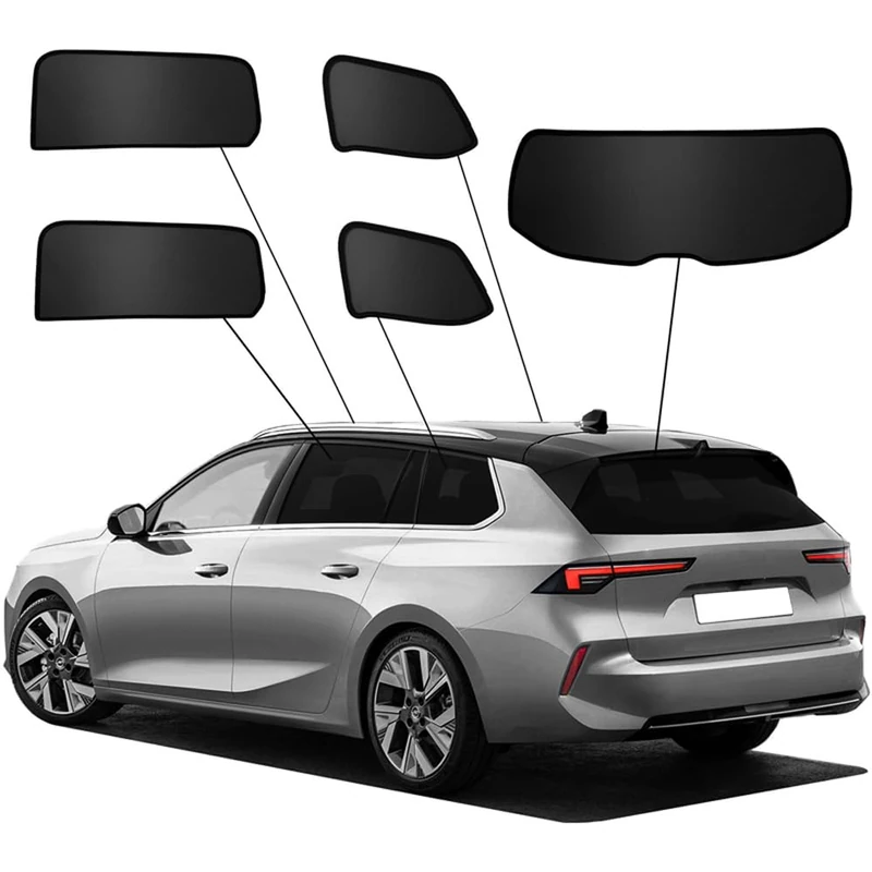 SunClip Privacy & Sun protection compatible with Opel Astra L Sportstourer 2021-