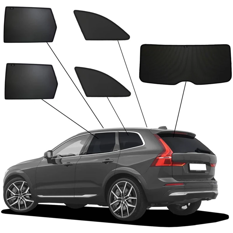 SunClip Privacy & Sun protection compatible with Volvo XC60 II 2017-