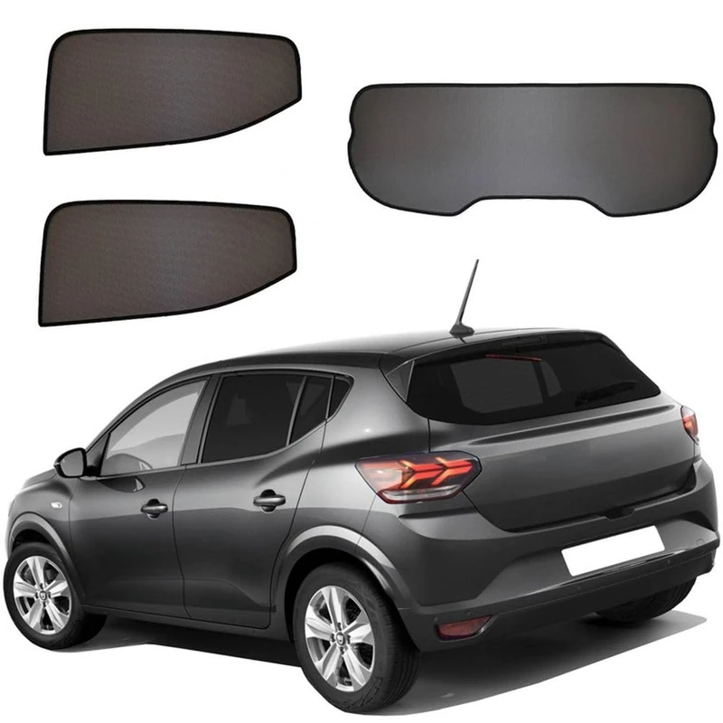 SunClip Privacy & Sun protection compatible with Dacia Sandero/Stepway III 2021-