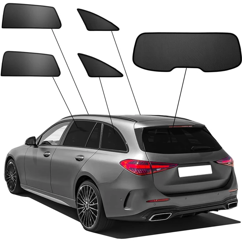 SunClip Privacy & Sun protection compatible with Mercedes C-Class W206 Kombi 2021-