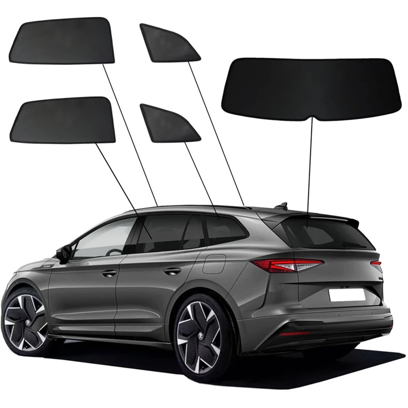 SunClip Privacy & Sun protection compatible with Skoda Enyaq iV 2020- excl. Coupe