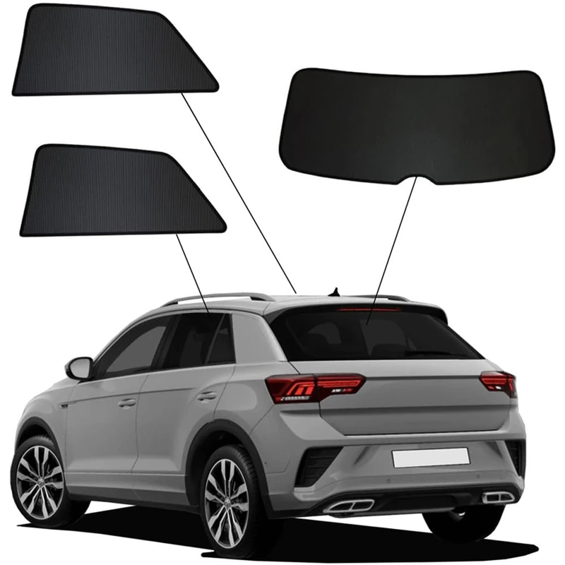 SunClip Privacy & Sun protection compatible with Volkswagen T-Roc 2017-