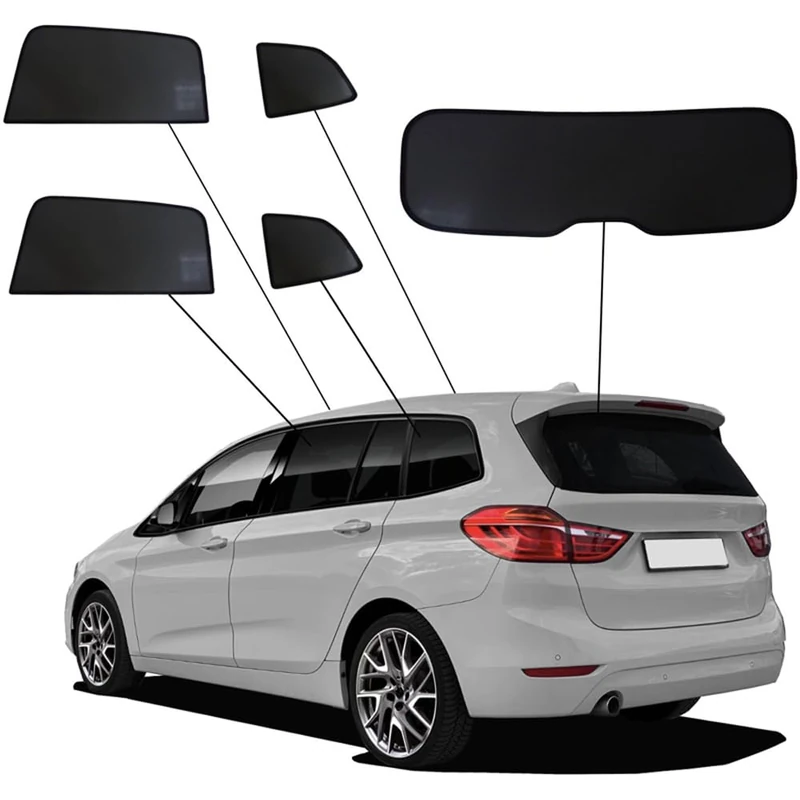 SunClip Privacy & Sun protection compatible with BMW 2-Series F46 Gran Tourer 2015-2022