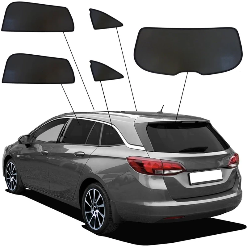 SunClip Privacy & Sun protection compatible with Opel Astra K Sportstourer 2016-2021
