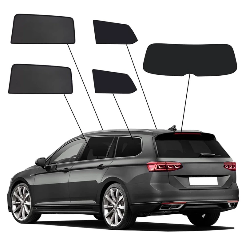 SunClip Privacy & Sun protection compatible with Volkswagen Passat 3G (B8) Variant 2015-2023