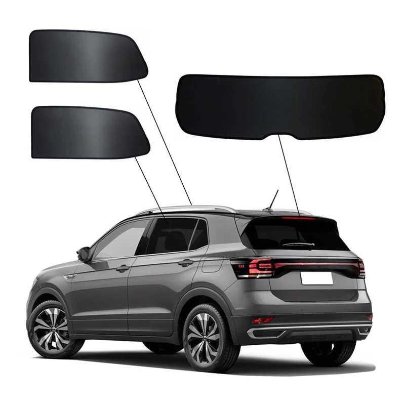 SunClip Privacy & Sun protection compatible with Volkswagen T-Cross 2019-
