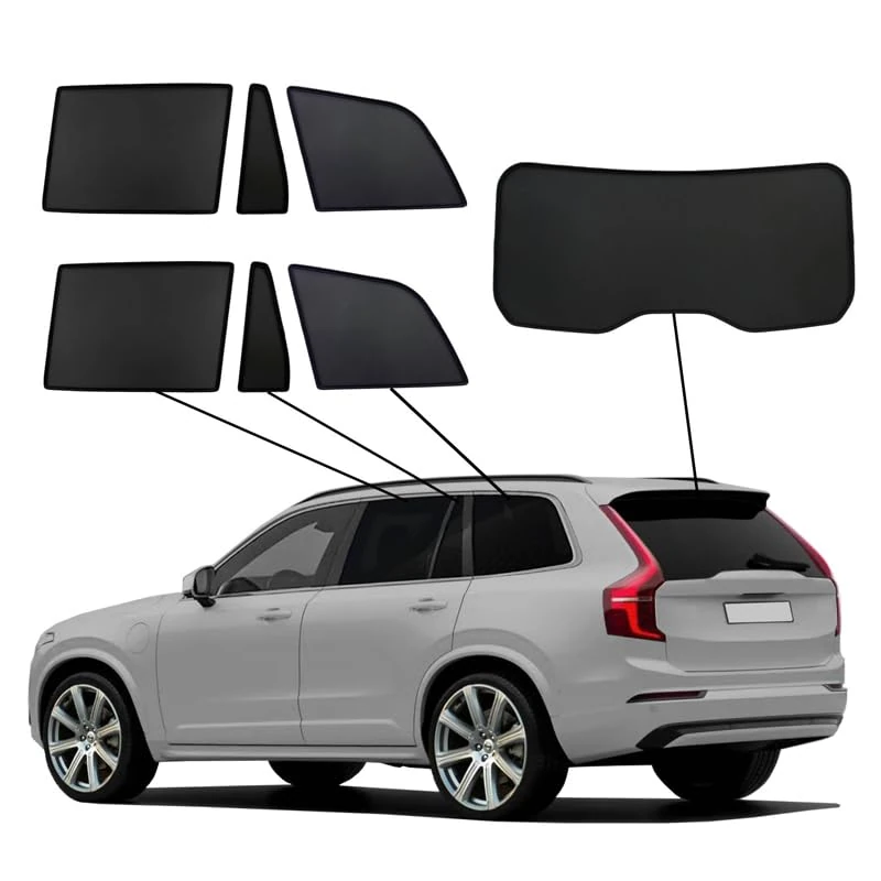 SunClip Privacy & Sun protection compatible with Volvo XC90 II 2015-
