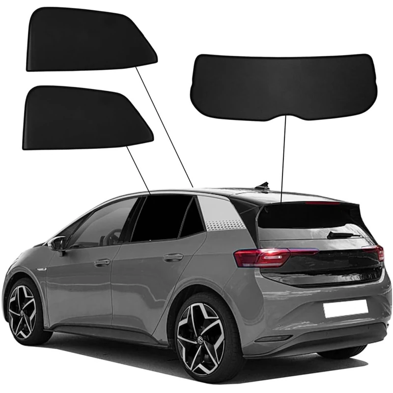 SunClip Privacy & Sun protection compatible with Volkswagen ID.3 2020- & Cupra Born 2021-