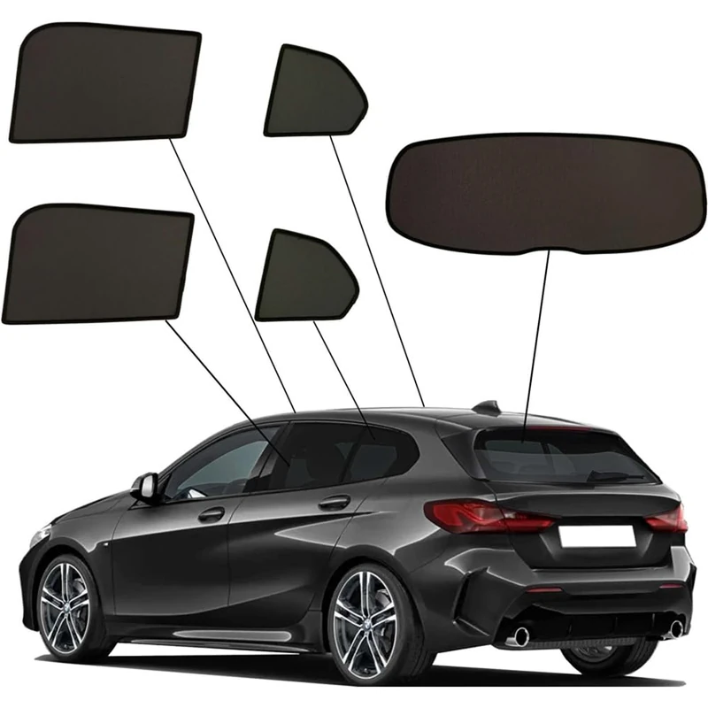 SunClip Privacy & Sun protection compatible with BMW 1-Series F40 5-doors 2019-2024