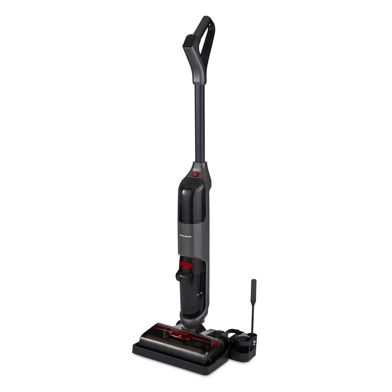 Morphy Richards MRXCOMPLETEPRO Hard Floor Wet and Dry Vacuum, Cordless, 2-in1, Self-Clean Mode, Smart LED Display, Lightweight, 3 Speed Level, Quick Suction, Accessories Included, 740002