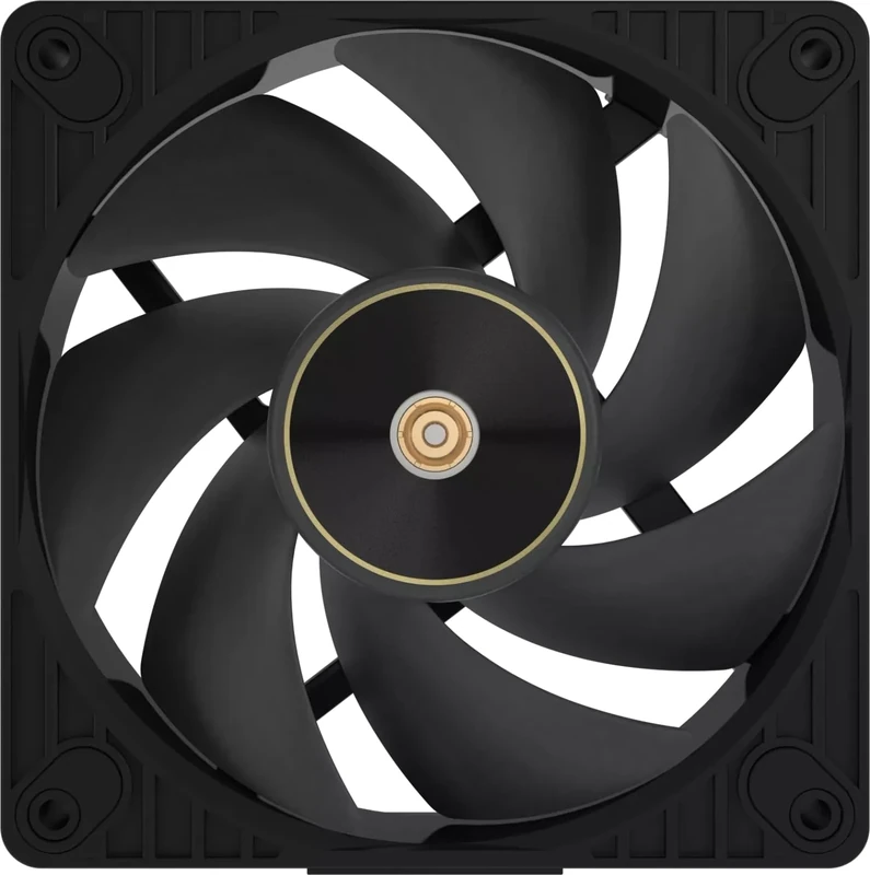ASUS ProArt PF120 Single Pack – PMW 120 mm Fan, High Performance, 28 mm Frame, LCP Blades, Quiet Operation, Precision Engineering, Chain Connectors, Black