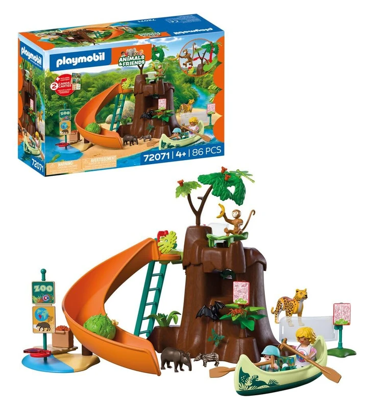 Playmobil Zoo Jungle Adventure Set - Animals & Friends 72071