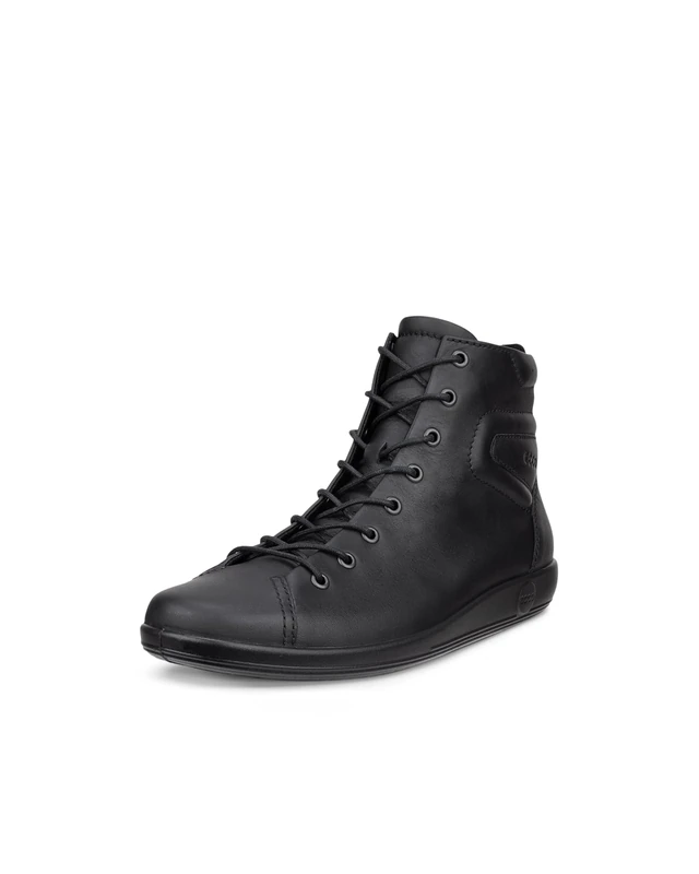 ECCO Women's SOFT 2.0 ZIP BOOT BLACK 40