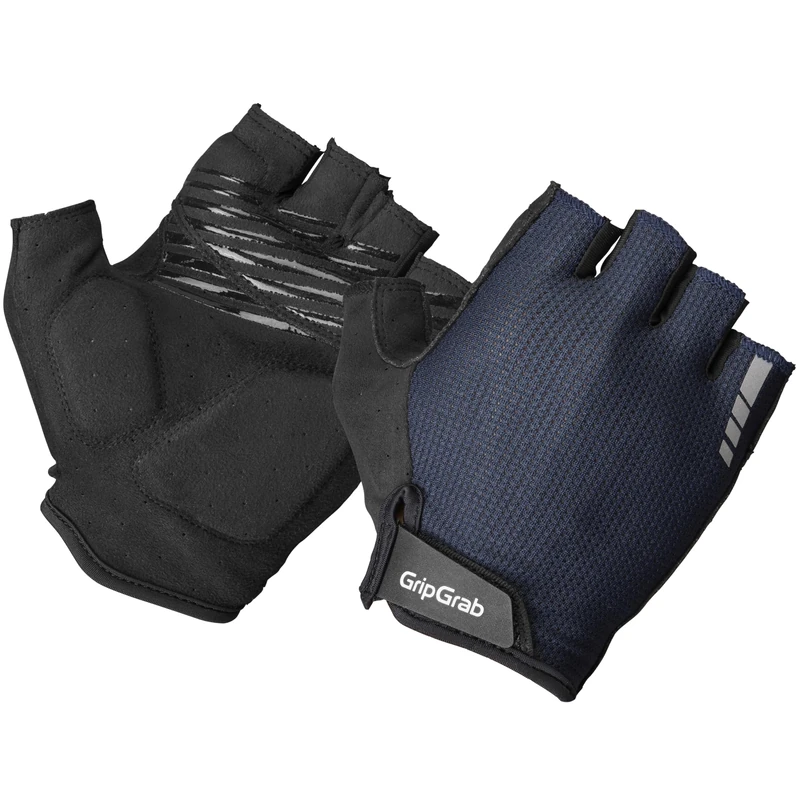 GripGrab EXPLR Padded Short Finger Summer Cycling Gloves Fingerless Breathable Cushioned Road MTB Gravel Bike Glove