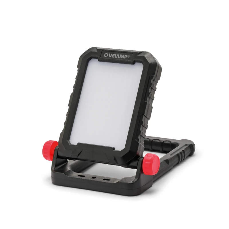 30W Rechargeable LED Floodlight, Battery-Powered Work Light, 3000 Lumen lamp with Power Bank, Adjustable Stand, and 4 Magnets. IP54 Waterproof Light, Ideal for Work, Garage, Trekking, Camping, and - Image 1