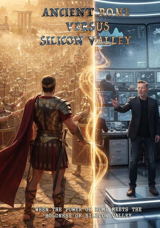 ANCIENT ROME VERSUS SILICON VALLEY: WHEN THE POWER OF ROME MEETS THE BOLDNESS OF SILICON VALLEY - Premium Hardcover Edition