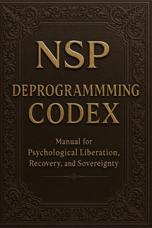 NSP™ Dark Arts DEPROGRAMMING CODEX: HOW TO DE-PROGRAM. Re-program, reclaim your mind. Manual for Psychological Liberation, Recovery, and Sovereignty (DARK ARTS NSP™ Defence Series) - Image 1