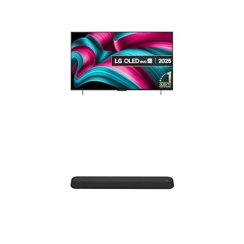 LG OLED42C55LA 42-Inch OLEDevo AI 4K UHD Smart TV bundle with USE6S 3.0 Ch Bluetooth Soundbar