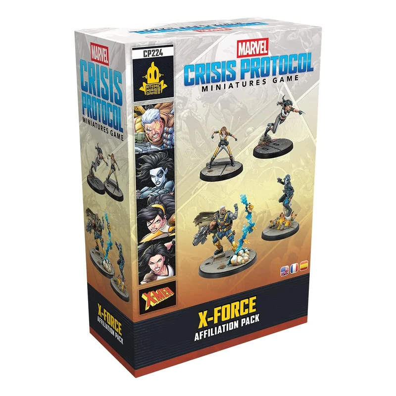 Asmodee | Marvel: Crisis Protocol X-Force Affiliation Pack | Miniatures Tabletop Game | Ages 14+ | 2 Players | 90+ Minutes Playing Time
