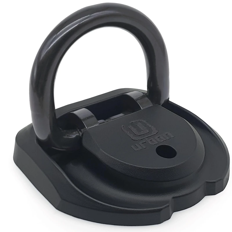 urban UR56 Tested High Security Anchor for Motorcycle, Thicker ø16 Hardened Steel Ring, Foldable, 4 Expansion Bolts, Anti-theft Wall Ground Floor Fixing for Garage, Trailer, Scooter, Bicycle Parking
