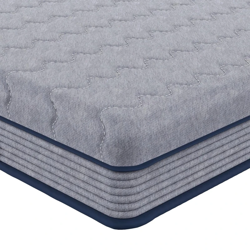 Feonase Double Mattresses – 9 Inch Pocket Spring Mattress with Breathable 3D Knitted Cover, Medium Firm, Quiet Motion Control, Supportive Design, Vacuum Packed for Easy Delivery, Grey