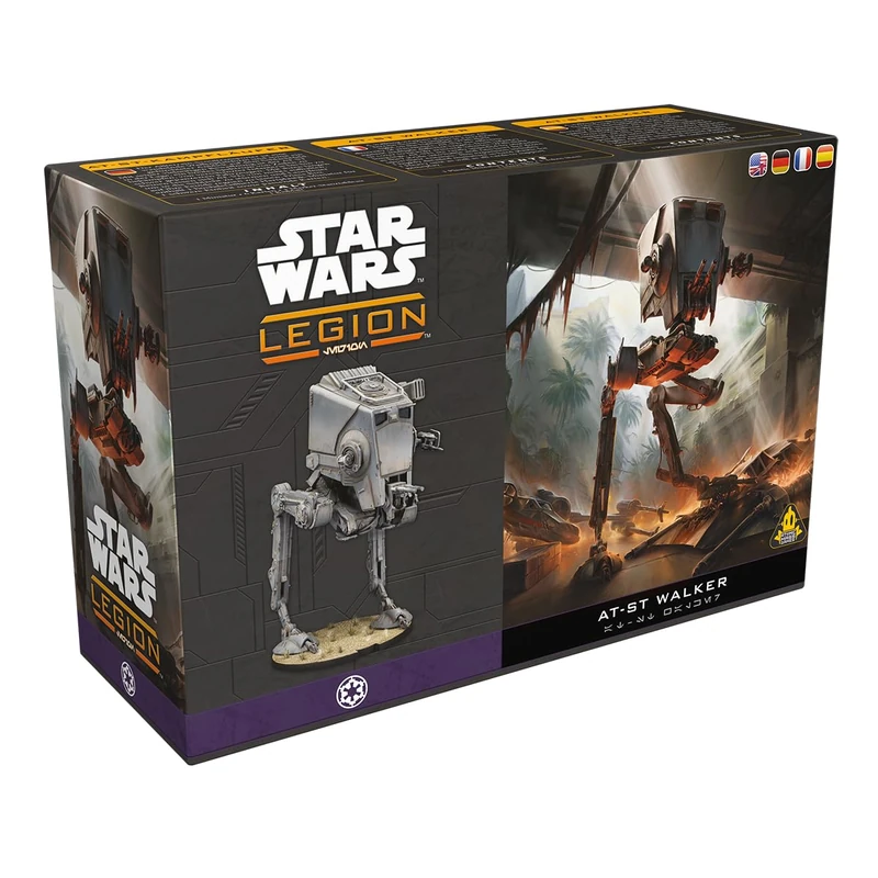 Asmodee | Star Wars: Legion AT-ST | Miniatures Game | Ages 14+ | 2 Players | 90 Minutes Playing Time