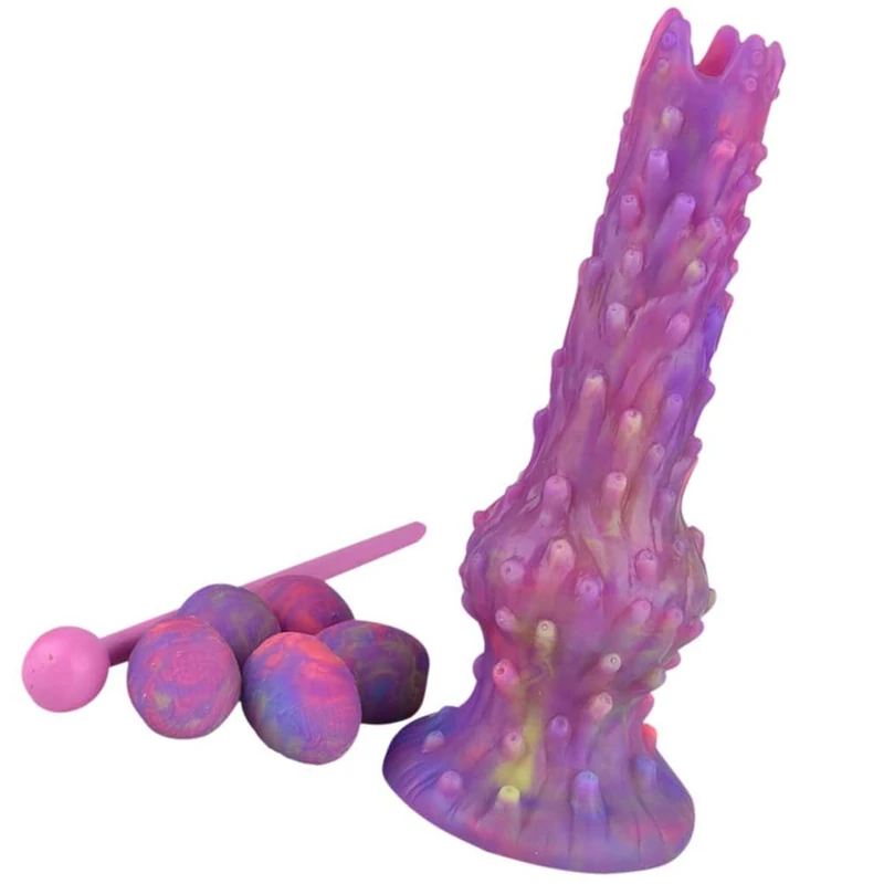BeHorny Dildo Sex Toy, Liquid Silicone Fantasy Dildo with Suction Cup