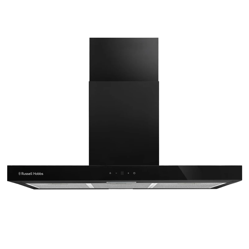 Russell Hobbs 90cm Island Cooker Hood Black RHICH904B