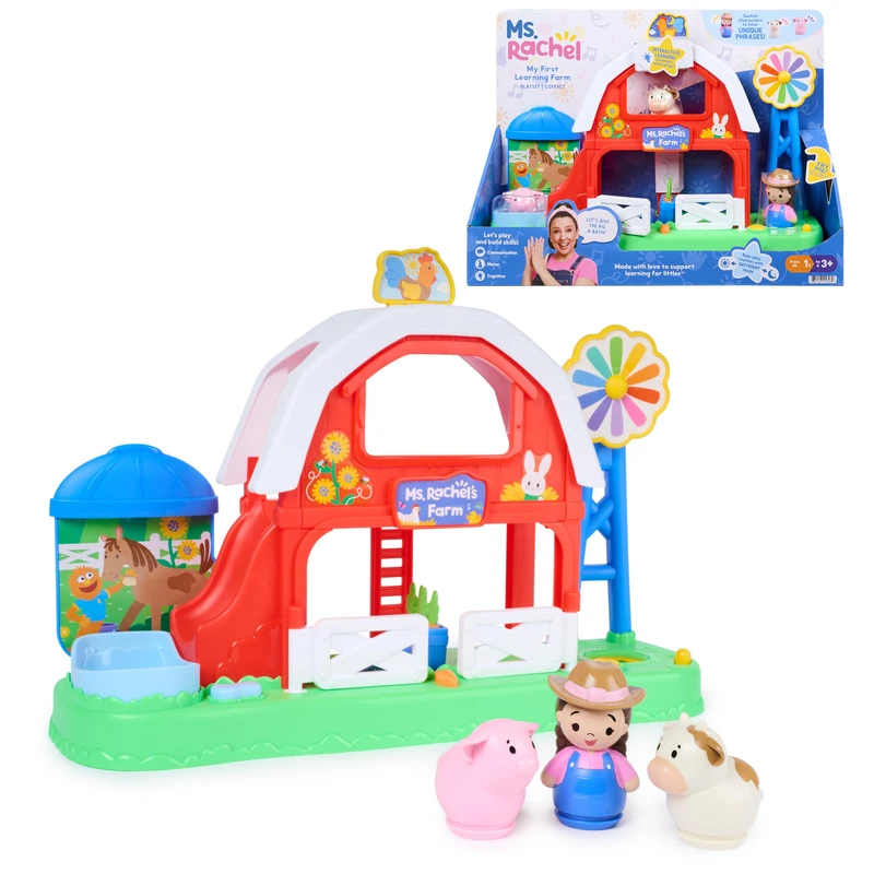 Ms. Rachel My First Learning Farm with Songs, Phrases & Animal Figures