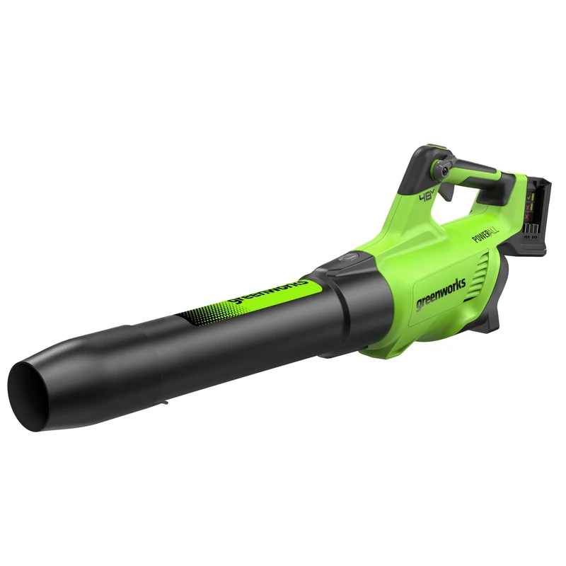 Greenworks 48V(24V x 2) Axial Leaf Blower with Brushless Motor, Turbo Function, 217km/h, 16.4m³/min WITHOUT Batteries &Charger, 3 Year Guarantee BL48L00-01