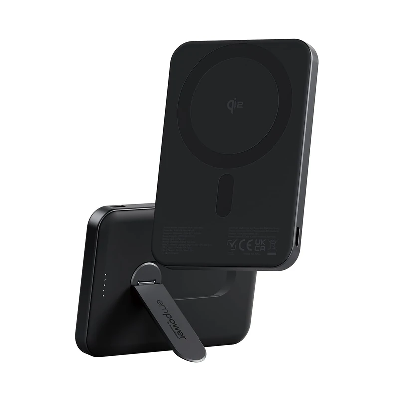 Empower™ by PanzerGlass® Empower™ Bank with Spin Stand | 5000mAh | Space Black - Image 1