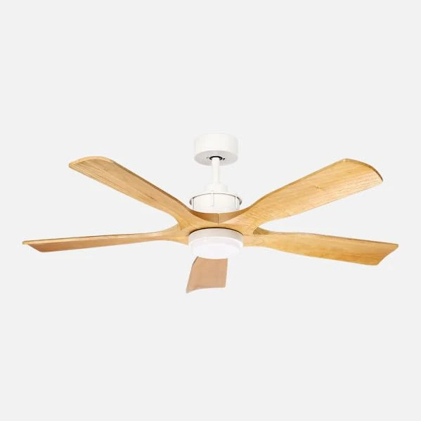 ABRILA Ventilador Dc 18w 5aspas Fan Component White Size 55