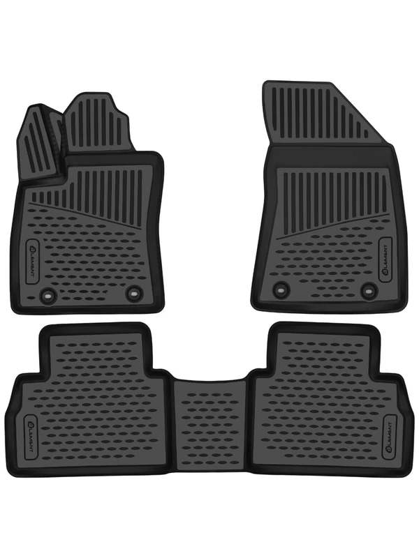 Element 3D Rubber Mats for MG ZS II 2019 Onwards, Set of 4, TPE