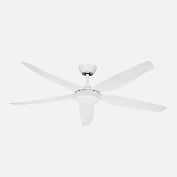 ABRILA Ventilador Dc 24w 5aspas Fan Component White Size 55