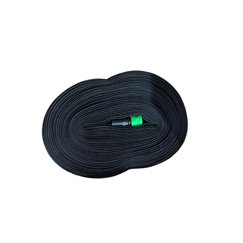 Relaxdays Drip Soaker Hose for Raised Beds & Hedges, 30 m Irrigation Hose, Black, 3.5 x 3.5 x 3000 cm