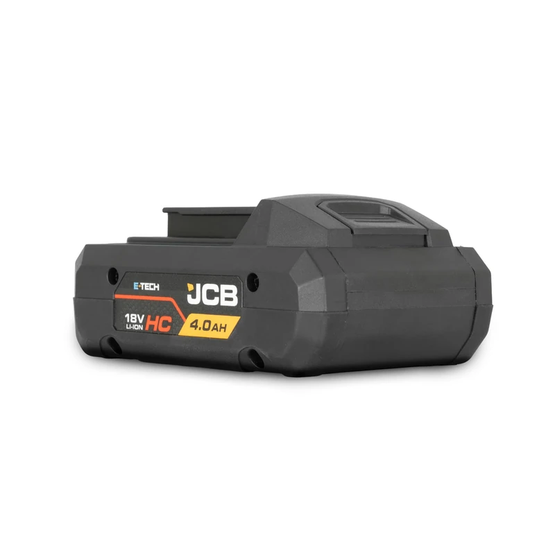 JCB Pro 18V E-TECH 4.0Ah Lithium-Ion Battery – High-Capacity & Compact Battery for JCB 18V Cordless & Professional Tools - 2-Year Warranty