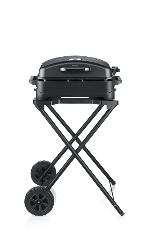 Severin PG 8598 Outdoor Electric Barbecue with Stand and Hood