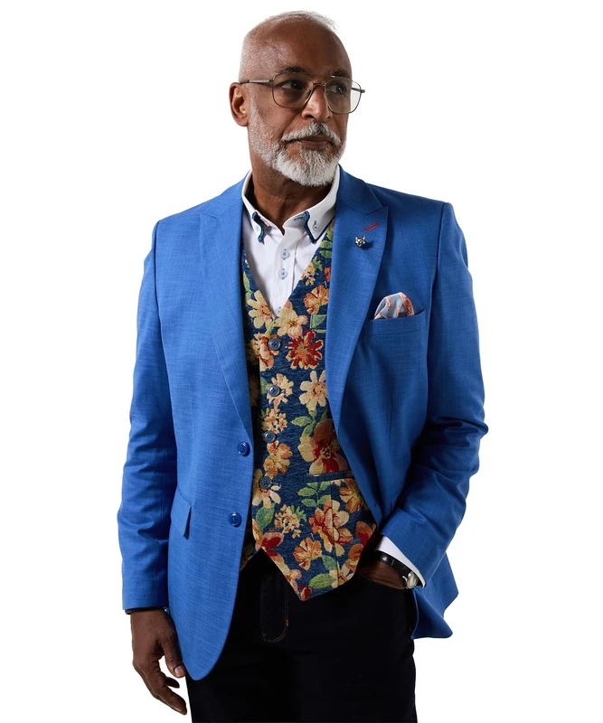 Joe Browns Men's Statement Smart Blazer, Regular, Blue, UK 40