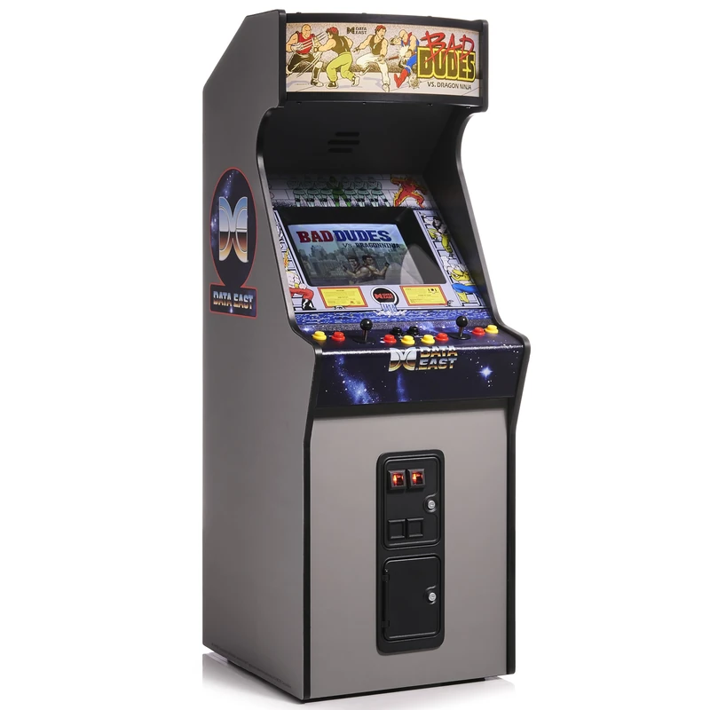 Quarter Arcades Collector’s Edition Bad Dudes Vs. DragonNinja Mini 1/4 Scale Cabinet – Original ROM, USB-C, Illuminated Marquee & Exclusive Poster