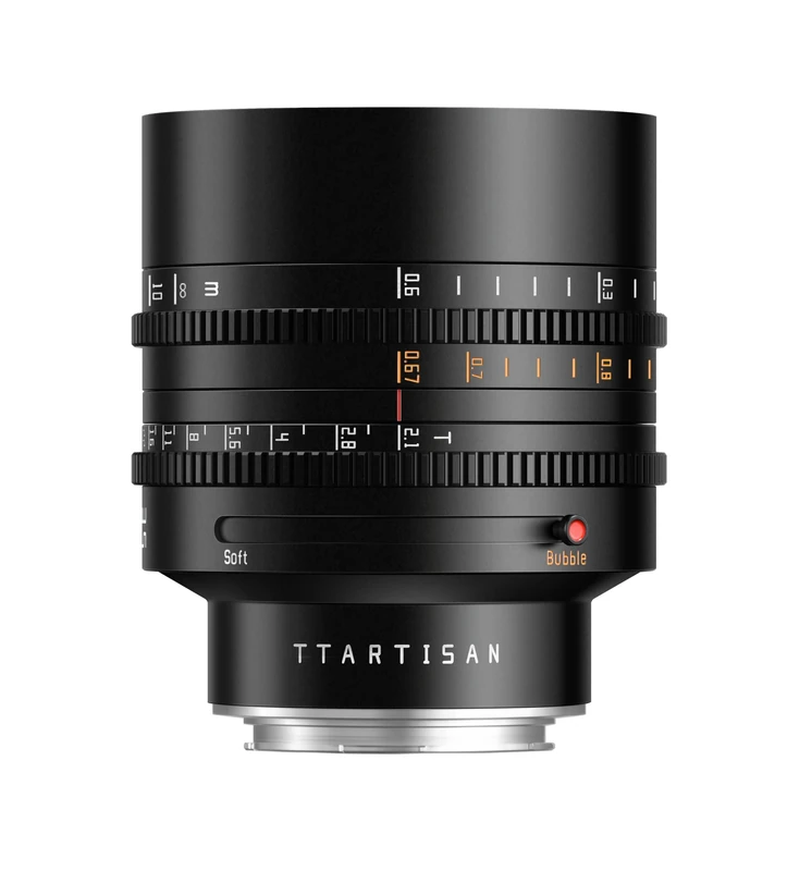 TTArtisan 85mm Full Frame T2.1 Metal Bodied Cine Lens Compatible with Leica L Mount - Black