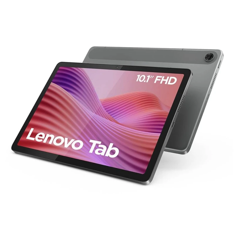 Lenovo Tab - 10.1" WUXGA Tablet (MediaTek Helio G85, 4GB RAM, 128GB, 60Hz, 2 Speakers, Wi-Fi 5, Bluetooth 5.3, Android 14) Luna Grey - Includes Transparent Case with Built in Stand