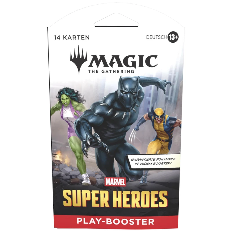 Magic: The Gathering Marvel Super Heroes Play Booster Display Trading Card Game (German Version)