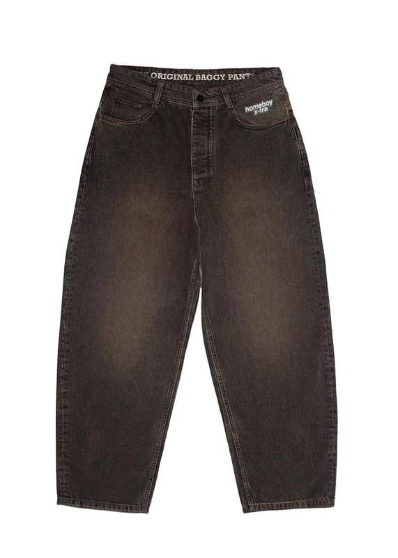 Homeboy Unisex x-tra Monster Black Label Pants, Dirty Black, 31 L32 - Image 1
