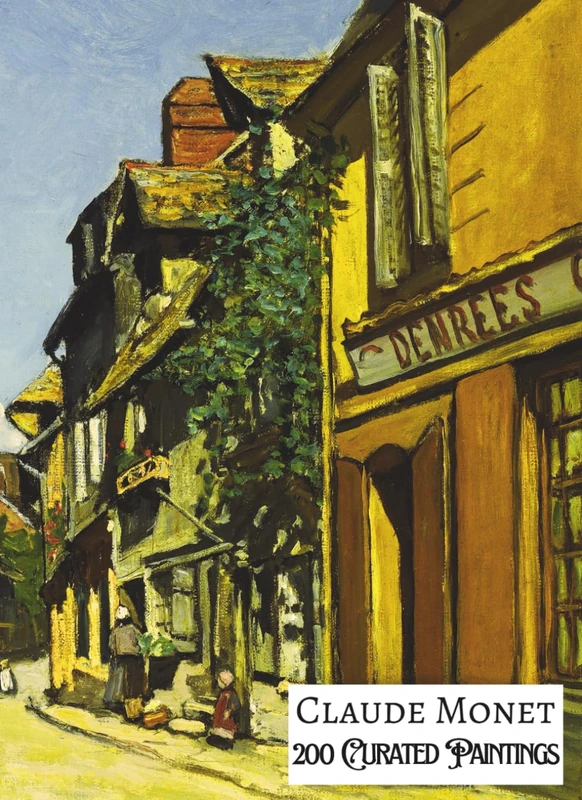 CLAUDE MONET 200 Curated Paintings; Art Appreciation Book/ Coffee Table Book; Softcover/Paperback; Large A4 Size: 200 Retouched Artworks; Premium Archival paper, Premium Inks (My Private Art Gallery) - Image 1