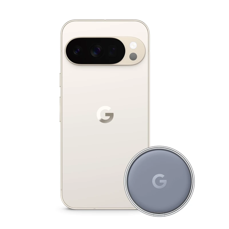 Google Pixel 10 Pro - Unlocked Android Smartphone with Gemini, Triple Rear Camera System, 24+ Hour Battery and 6.3" Super Actua Display - Porcelain, 256GB + Pixelsnap Ring Stand