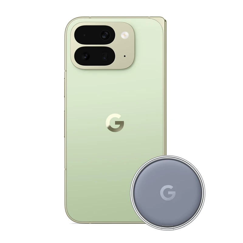 Google Pixel 10 Pro Fold - Unlocked Android Smartphone with Gemini - Advanced Triple Rear Camera System - 24+ Hour Battery - Foldable Display - Hands-Free Video - Jade, 512GB + Pixelsnap Ring Stand