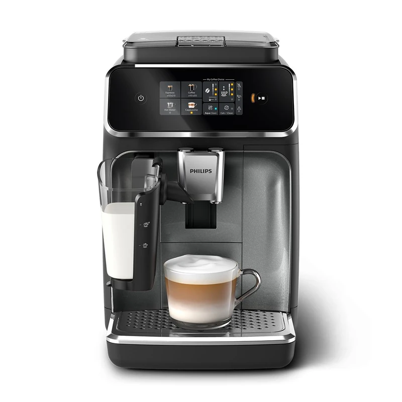 Philips 2300 Series Bean to Cup Coffee Machine – 4 drinks with one touch, LatteGo Milk Frother, Fastest-to-Clean, 40% Quieter, Ceramic Grinder, Fully Automatic Espresso & Cappuccino maker – EP2339/40