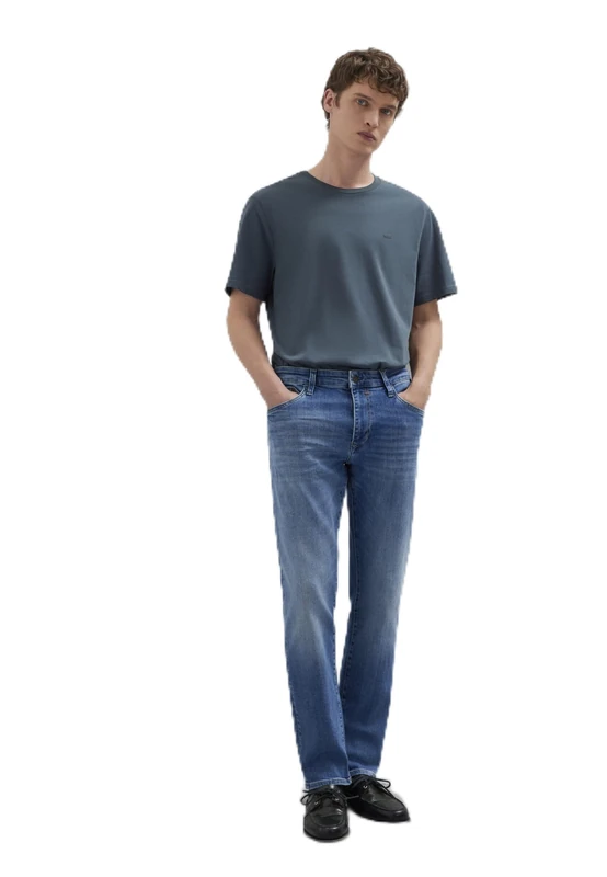 Mavi Men's Jake Jeans, Mid Authentic Blue, 33/30