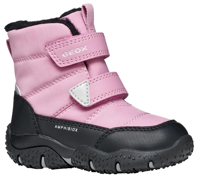 GEOX Baby Girl B Baltic Girl B ABX Ankle Boots DK Pink/Black 22_EU